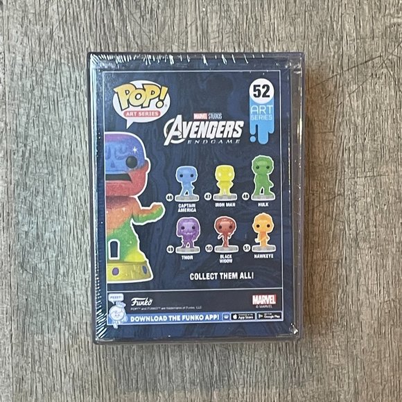 Marvel Infinity Saga Thanos Funko Pop! Art Series with Premium Protector EE Excl - Picture 4 of 7